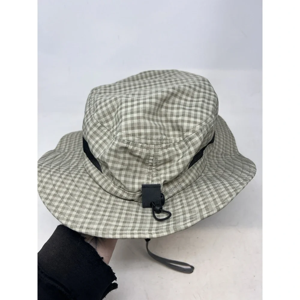 Outdoor Research Sombriolet Booney Sun Hat Gray Plaid M Nylon Adjustable #80615